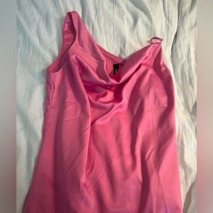 venti6 pink satin top